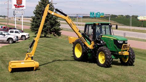 tractor with side boom mower for sale